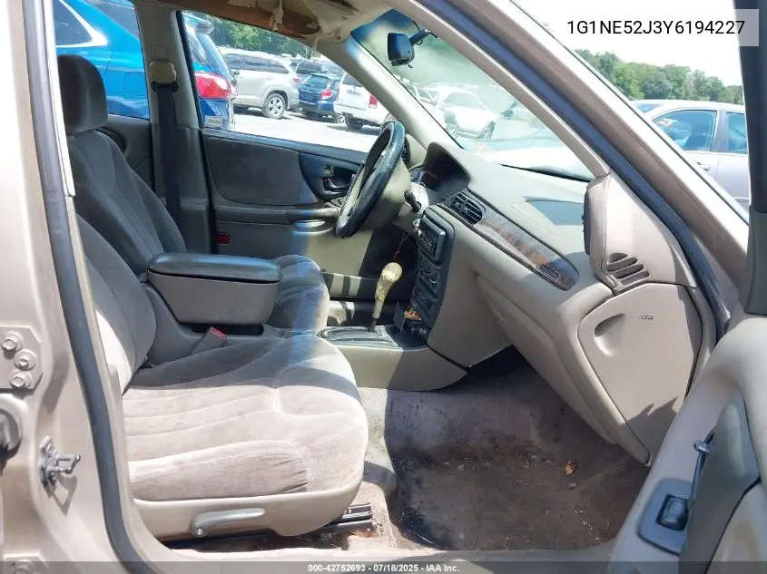 2000 Chevrolet Malibu Ls VIN: 1G1NE52J3Y6194227 Lot: 42752693