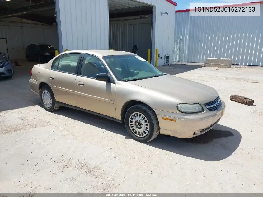 2001 Chevrolet Malibu VIN: 1G1ND52J016272133 Lot: 42016603