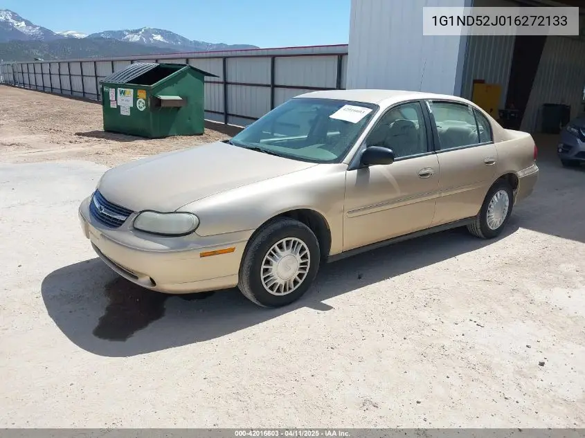 2001 Chevrolet Malibu VIN: 1G1ND52J016272133 Lot: 42016603