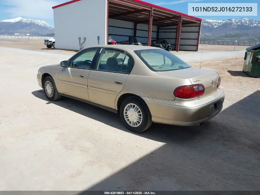 2001 Chevrolet Malibu VIN: 1G1ND52J016272133 Lot: 42016603