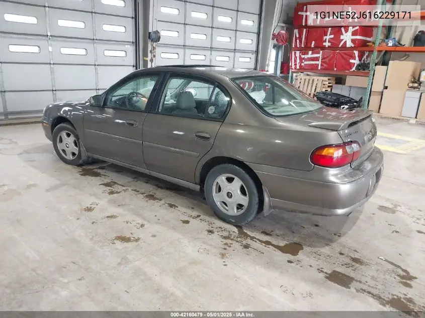 2001 Chevrolet Malibu Ls VIN: 1G1NE52J616229171 Lot: 42160479