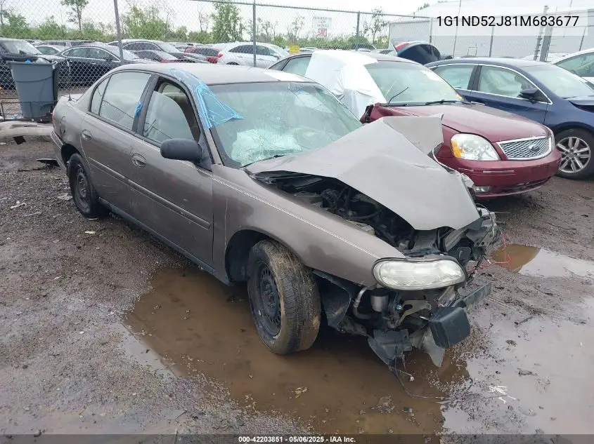 2001 Chevrolet Malibu VIN: 1G1ND52J81M683677 Lot: 42203851