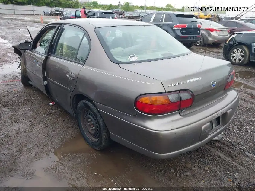 2001 Chevrolet Malibu VIN: 1G1ND52J81M683677 Lot: 42203851