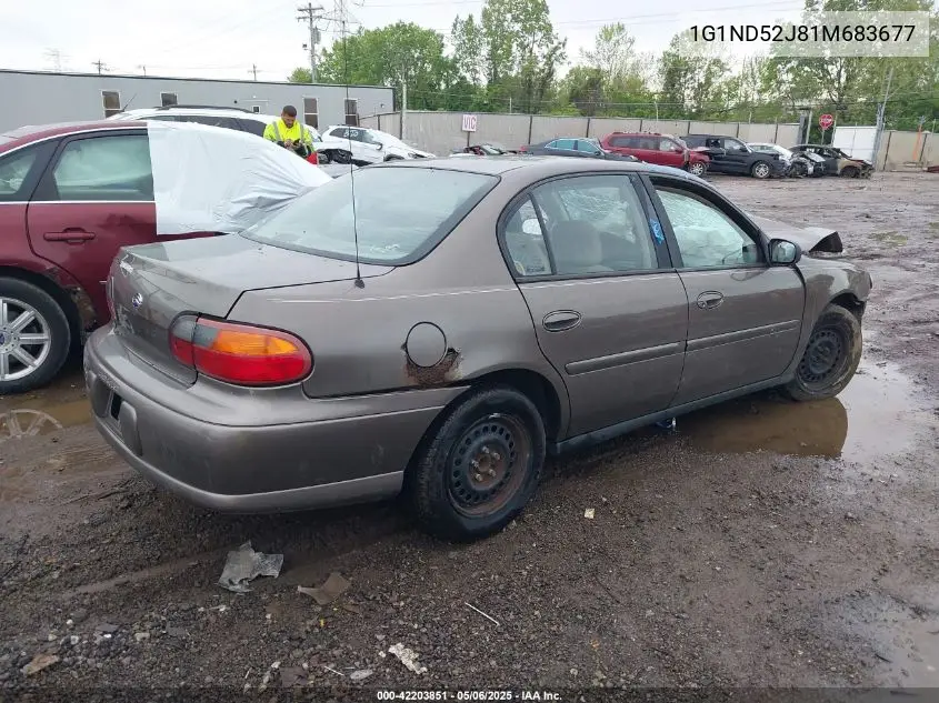 2001 Chevrolet Malibu VIN: 1G1ND52J81M683677 Lot: 42203851