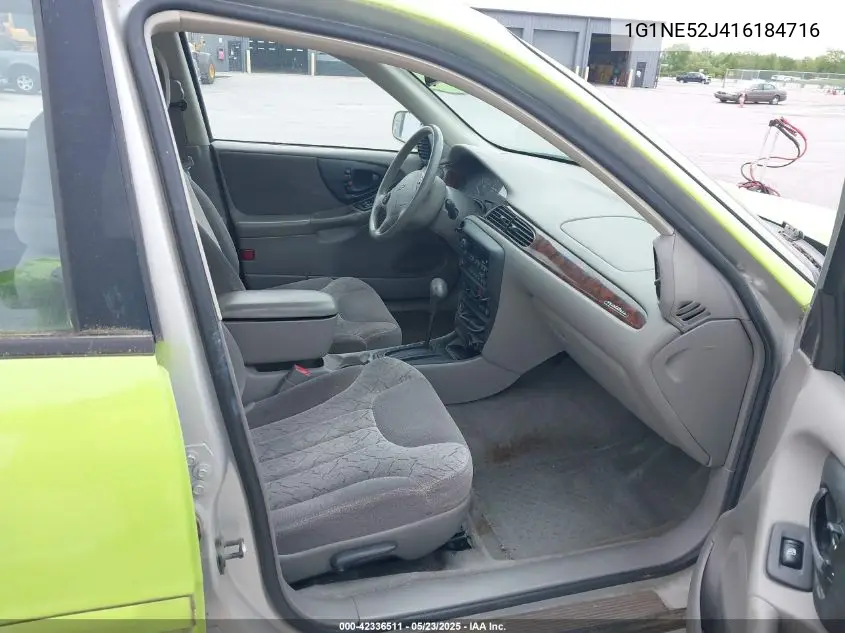 2001 Chevrolet Malibu Ls VIN: 1G1NE52J416184716 Lot: 42336511