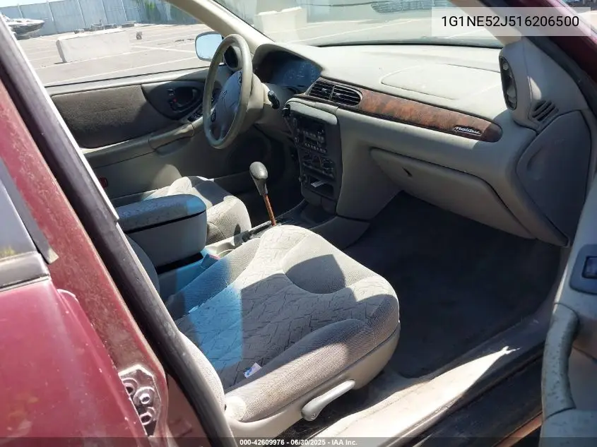 2001 Chevrolet Malibu Ls VIN: 1G1NE52J516206500 Lot: 42609976