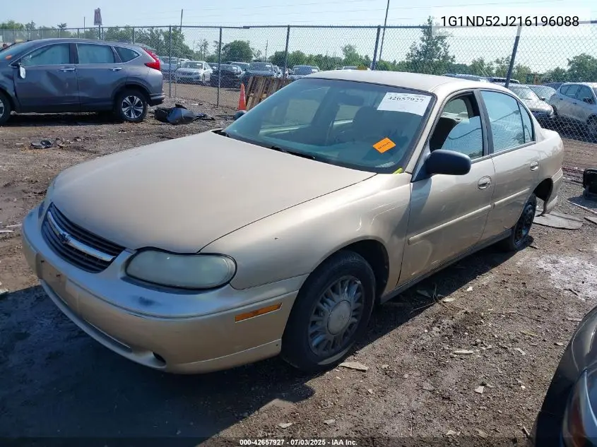 2001 Chevrolet Malibu VIN: 1G1ND52J216196088 Lot: 42657927