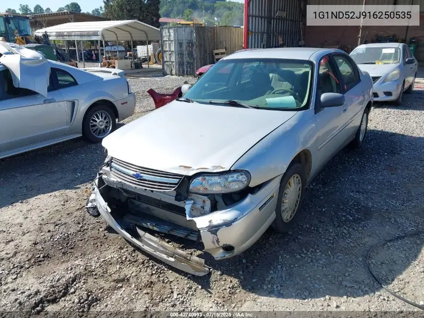 2001 Chevrolet Malibu VIN: 1G1ND52J916250535 Lot: 42740993