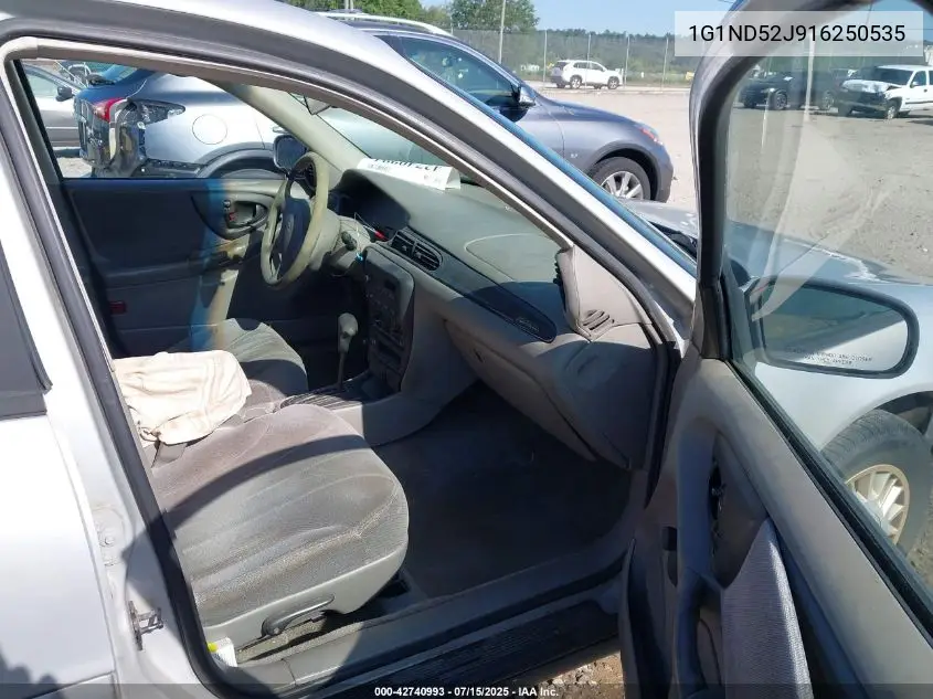 2001 Chevrolet Malibu VIN: 1G1ND52J916250535 Lot: 42740993