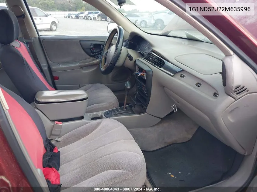 2002 Chevrolet Malibu VIN: 1G1ND52J22M635996 Lot: 40064043