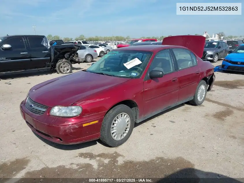 2002 Chevrolet Malibu VIN: 1G1ND52J52M532863 Lot: 41895717
