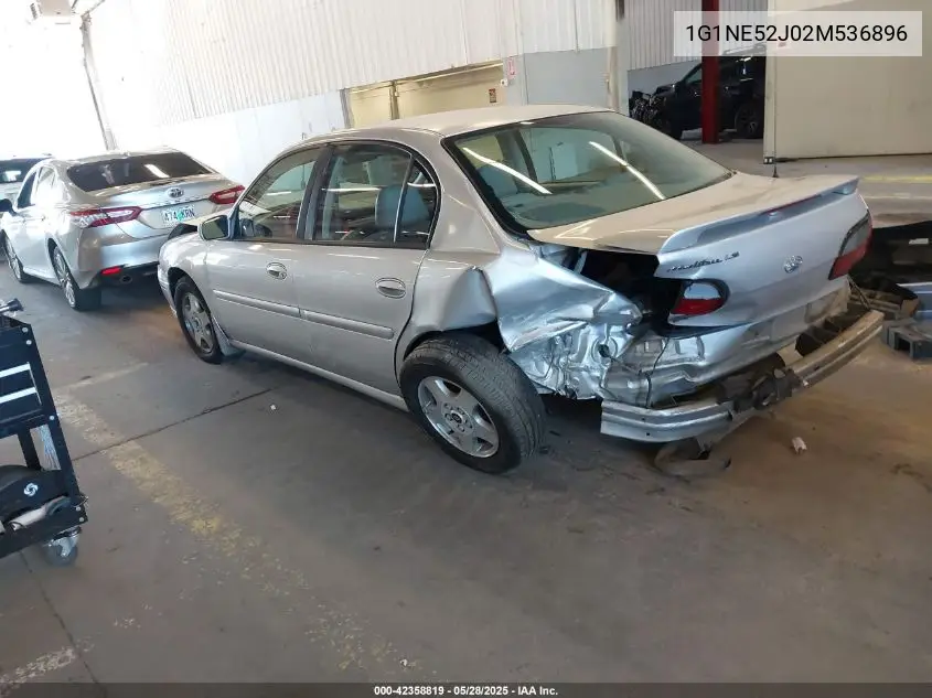 2002 Chevrolet Malibu Ls VIN: 1G1NE52J02M536896 Lot: 42358819