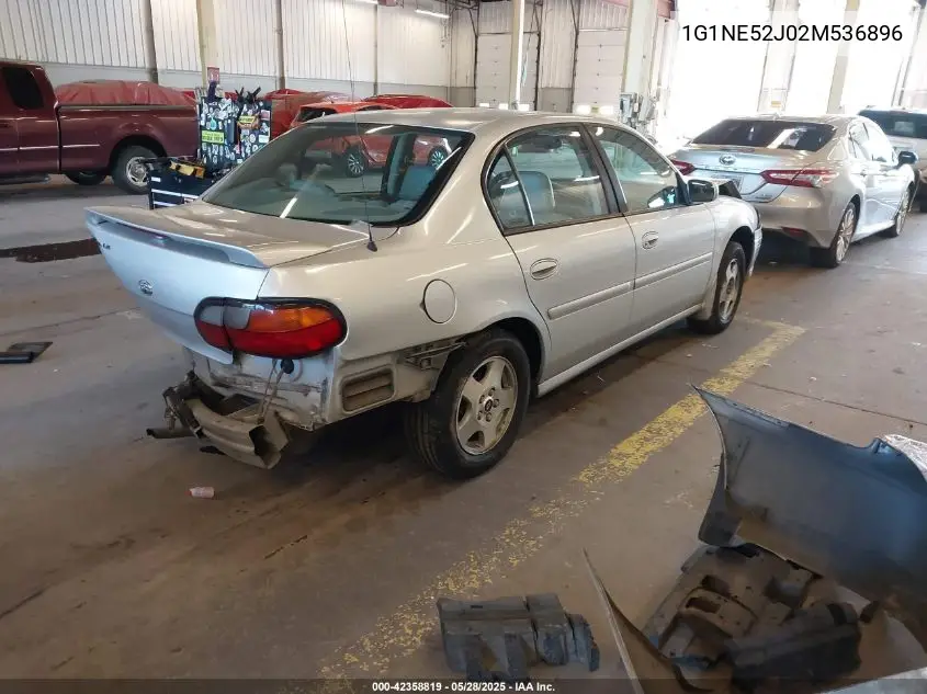 2002 Chevrolet Malibu Ls VIN: 1G1NE52J02M536896 Lot: 42358819