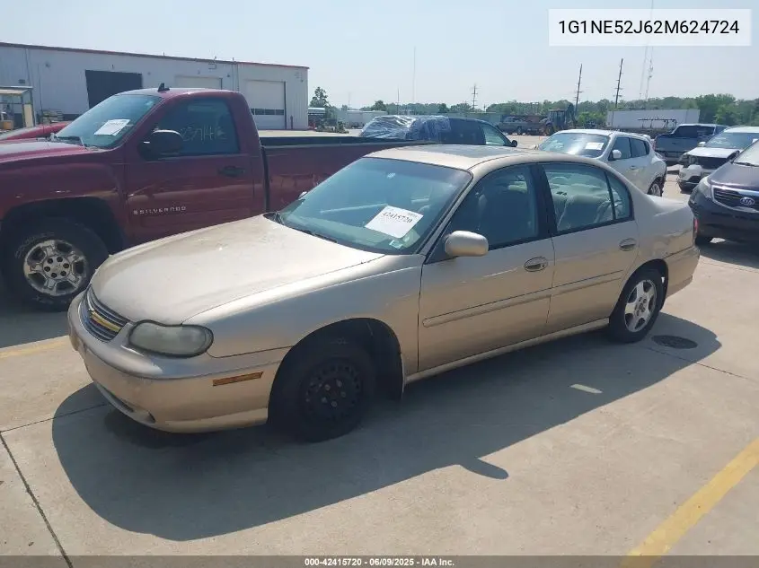 2002 Chevrolet Malibu Ls VIN: 1G1NE52J62M624724 Lot: 42415720