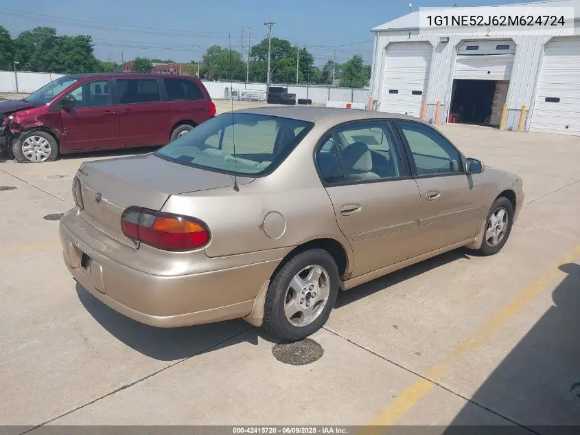 2002 Chevrolet Malibu Ls VIN: 1G1NE52J62M624724 Lot: 42415720