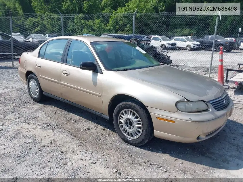 2002 Chevrolet Malibu VIN: 1G1ND52JX2M686498 Lot: 42556485