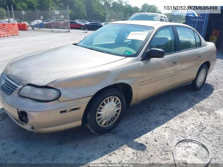 2002 Chevrolet Malibu VIN: 1G1ND52JX2M686498 Lot: 42556485