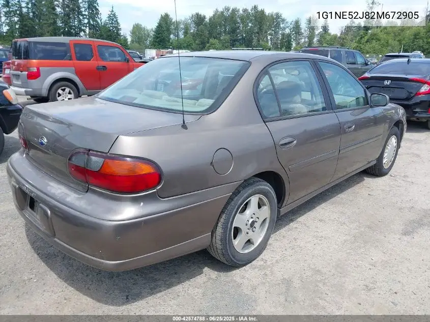 2002 Chevrolet Malibu Ls VIN: 1G1NE52J82M672905 Lot: 42574788