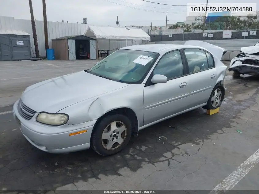 2002 Chevrolet Malibu Ls VIN: 1G1NE52J32M704580 Lot: 42595074