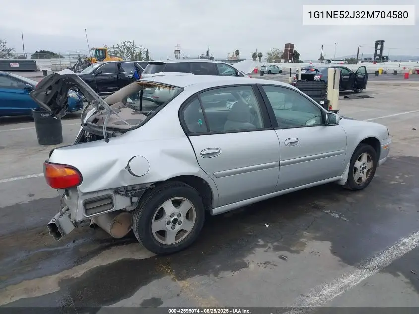 2002 Chevrolet Malibu Ls VIN: 1G1NE52J32M704580 Lot: 42595074