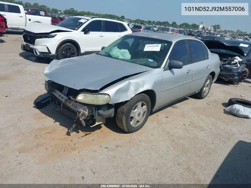 2002 Chevrolet Malibu VIN: 1G1ND52J92M557006 Lot: 42668980
