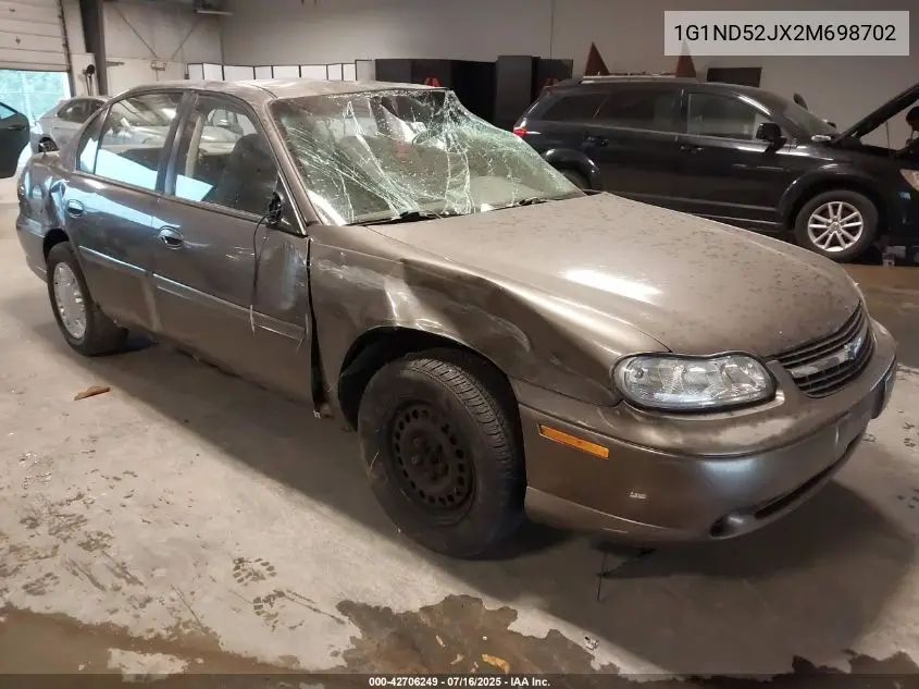 2002 Chevrolet Malibu VIN: 1G1ND52JX2M698702 Lot: 42706249