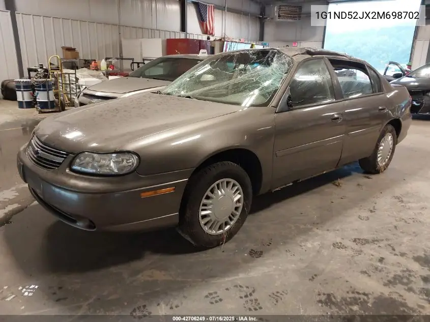 2002 Chevrolet Malibu VIN: 1G1ND52JX2M698702 Lot: 42706249