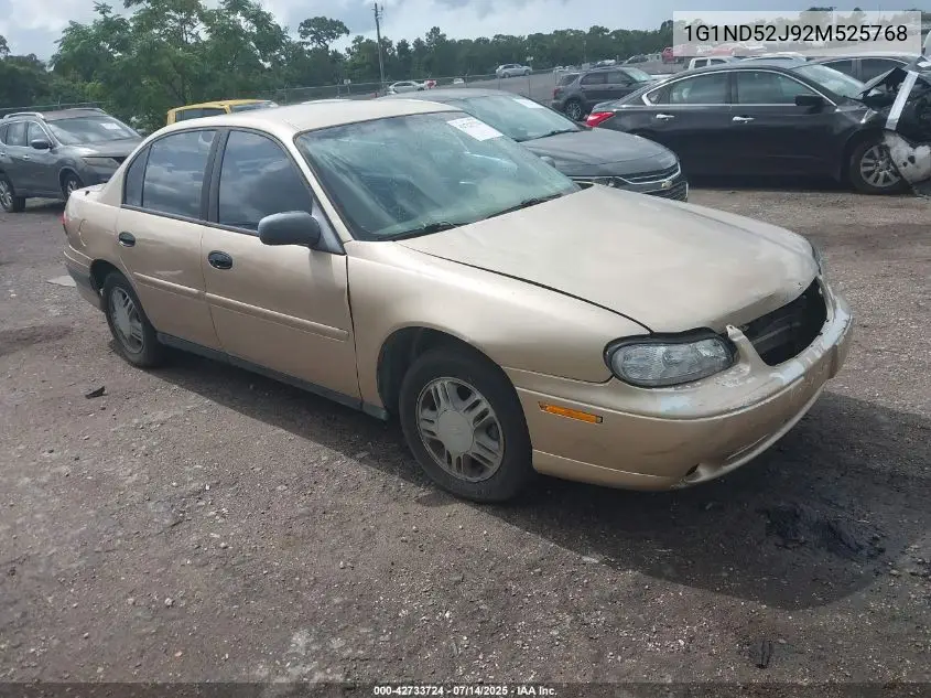 2002 Chevrolet Malibu VIN: 1G1ND52J92M525768 Lot: 42733724