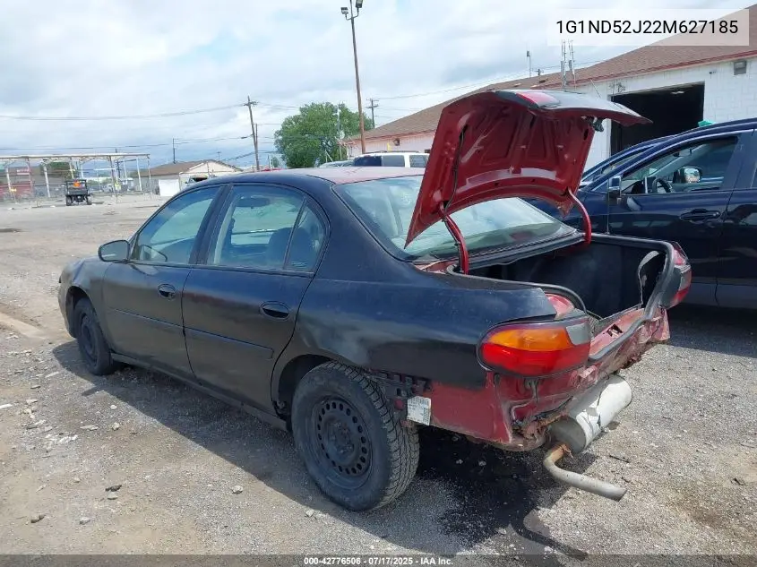 2002 Chevrolet Malibu VIN: 1G1ND52J22M627185 Lot: 42776506