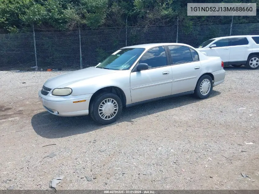 2003 Chevrolet Malibu VIN: 1G1ND52J13M688660 Lot: 42791223