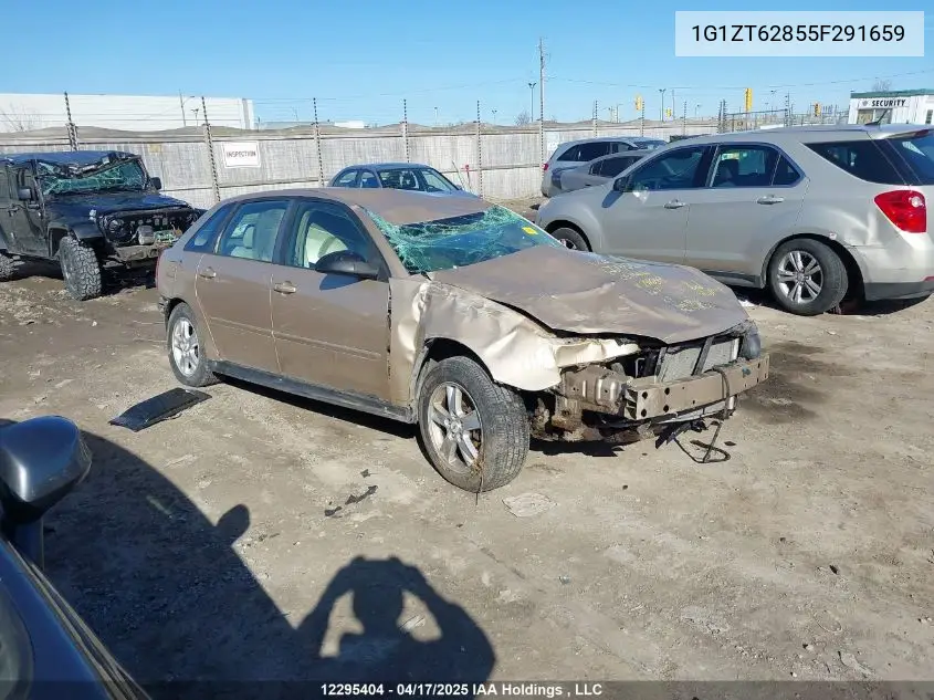 2005 Chevrolet Malibu Maxx Ls/Lt VIN: 1G1ZT62855F291659 Lot: 12295404