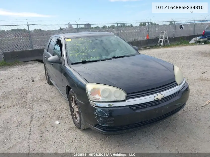 2005 Chevrolet Malibu Maxx Ls VIN: 1G1ZT64885F334310 Lot: 12308586