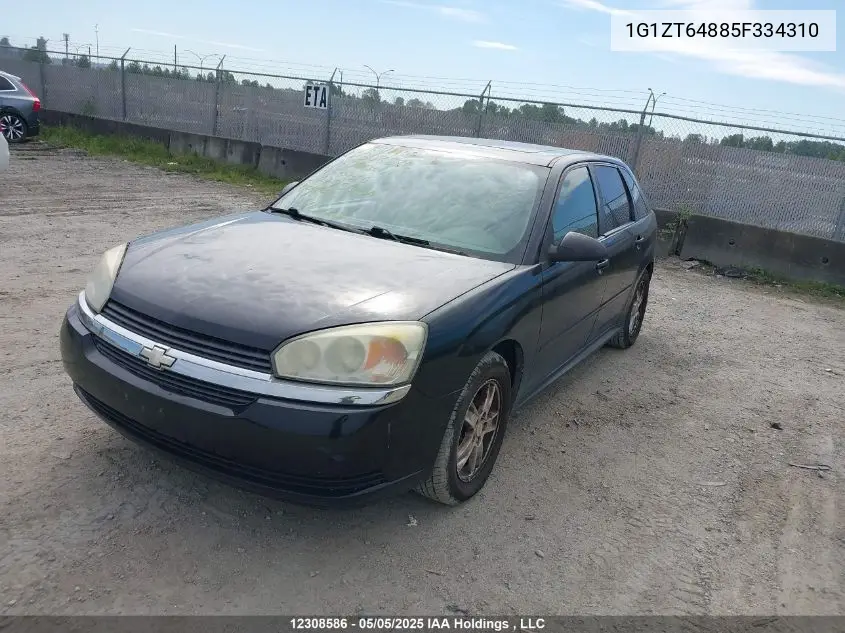 2005 Chevrolet Malibu Maxx Ls VIN: 1G1ZT64885F334310 Lot: 12308586