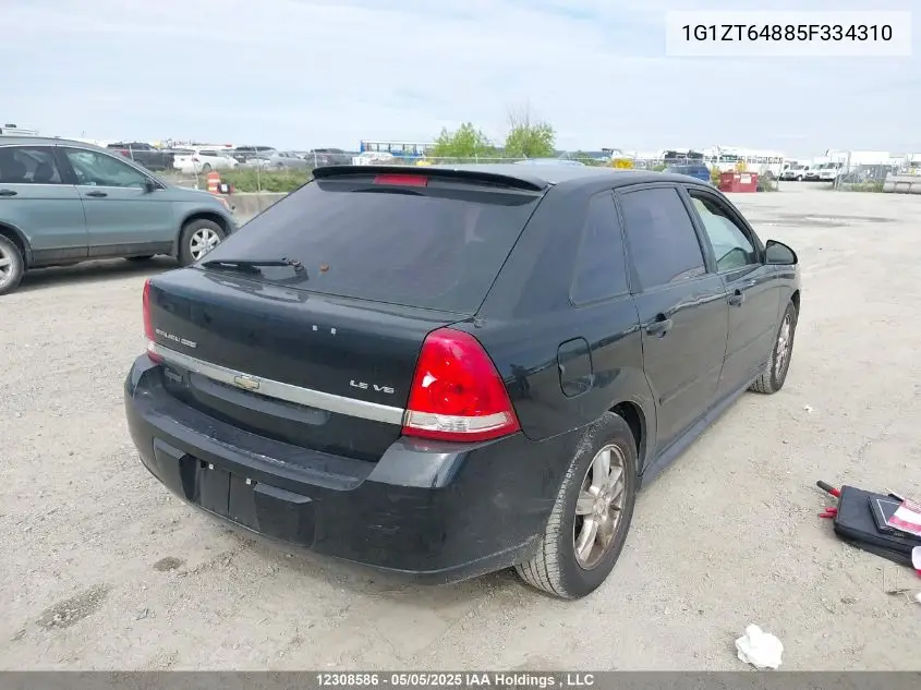 2005 Chevrolet Malibu Maxx Ls VIN: 1G1ZT64885F334310 Lot: 12308586