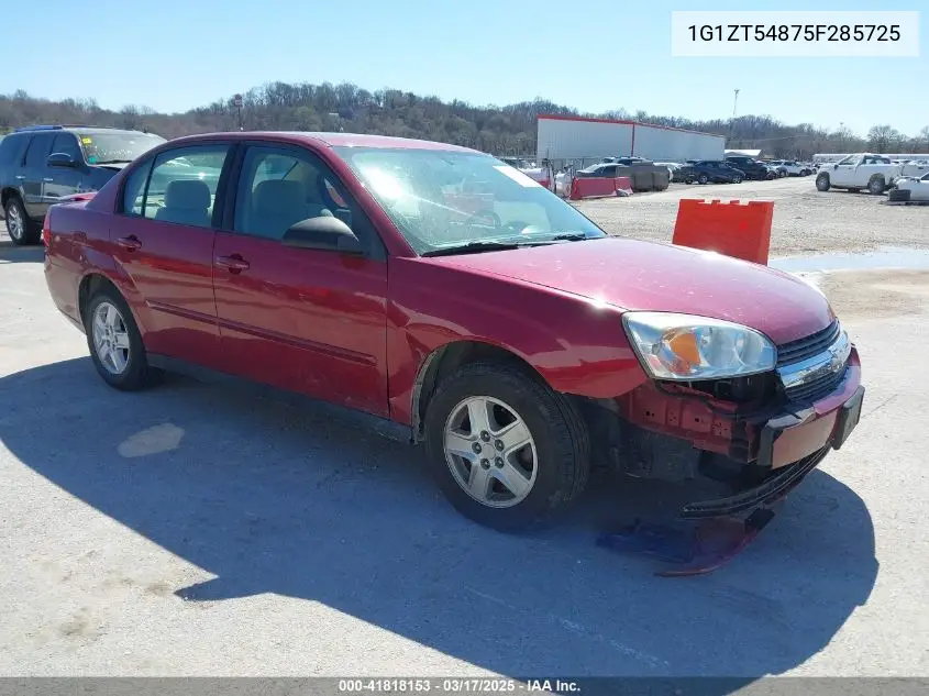 2005 Chevrolet Malibu Ls VIN: 1G1ZT54875F285725 Lot: 41818153