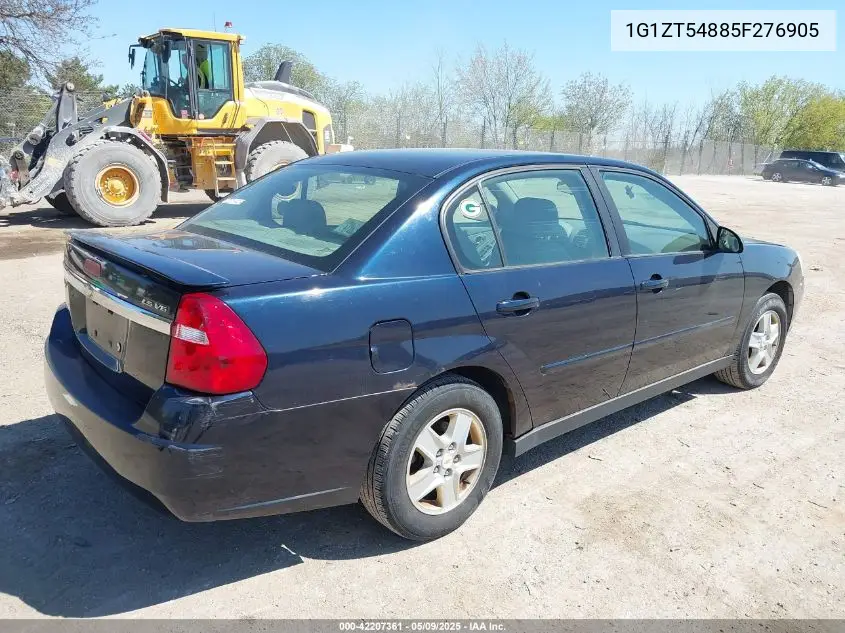 2005 Chevrolet Malibu Ls VIN: 1G1ZT54885F276905 Lot: 42207361
