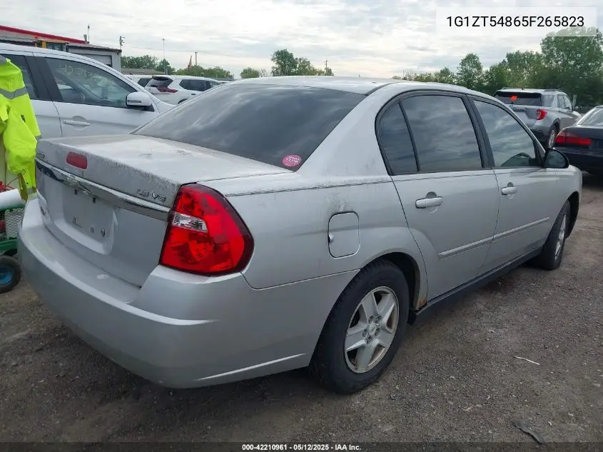 2005 Chevrolet Malibu Ls VIN: 1G1ZT54865F265823 Lot: 42210961