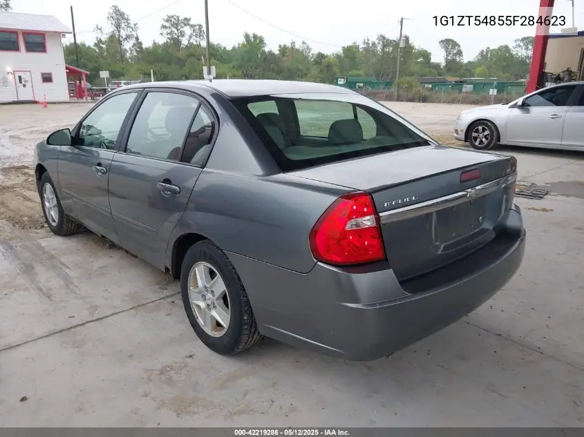2005 Chevrolet Malibu Ls VIN: 1G1ZT54855F284623 Lot: 42219286