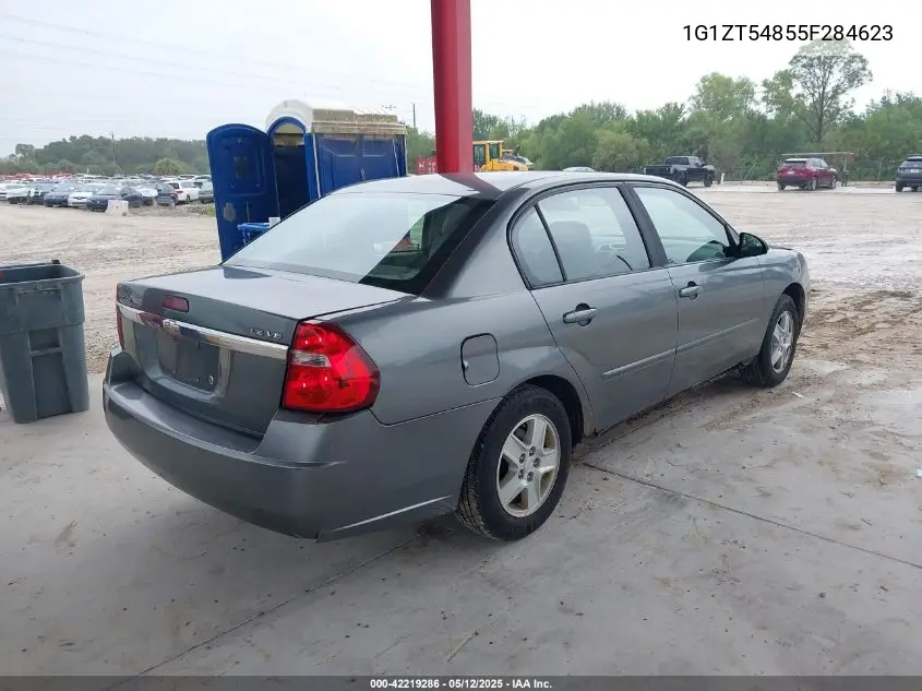 2005 Chevrolet Malibu Ls VIN: 1G1ZT54855F284623 Lot: 42219286