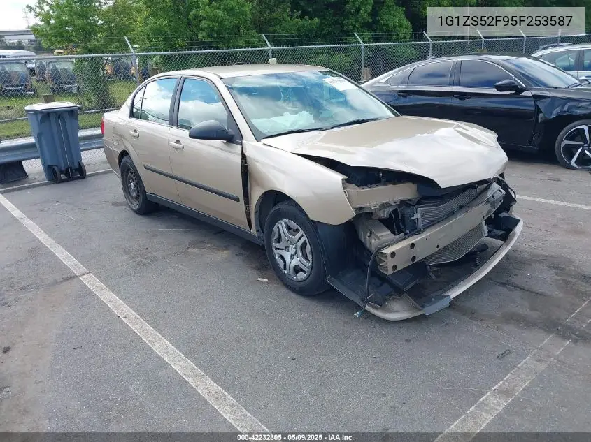 2005 Chevrolet Malibu VIN: 1G1ZS52F95F253587 Lot: 42232805