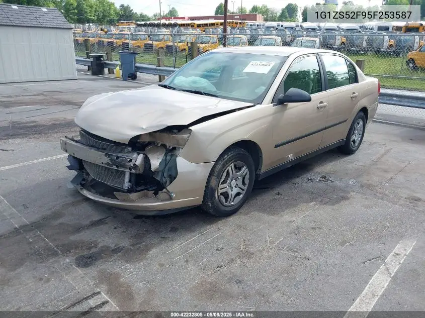 2005 Chevrolet Malibu VIN: 1G1ZS52F95F253587 Lot: 42232805