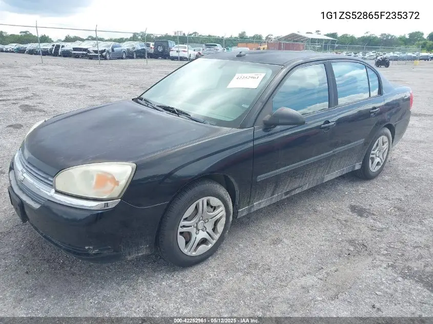 2005 Chevrolet Malibu VIN: 1G1ZS52865F235372 Lot: 42252961
