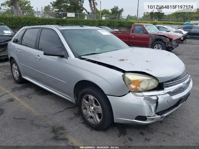 2005 Chevrolet Malibu Maxx Lt VIN: 1G1ZU64815F197174 Lot: 42560023