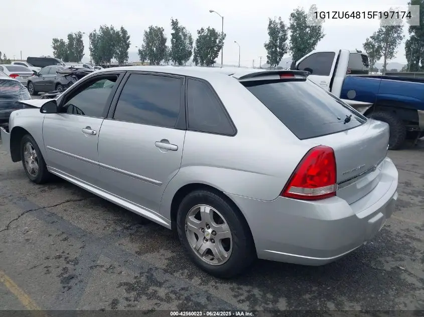 2005 Chevrolet Malibu Maxx Lt VIN: 1G1ZU64815F197174 Lot: 42560023