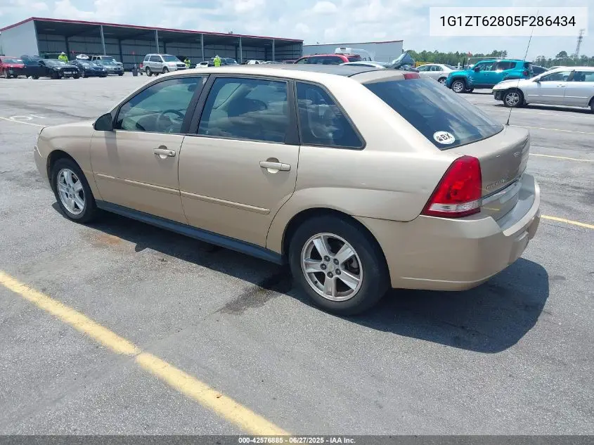 2005 Chevrolet Malibu Maxx Ls VIN: 1G1ZT62805F286434 Lot: 42576885