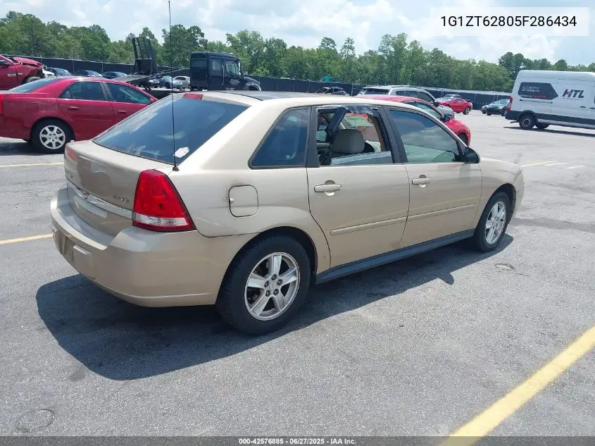 2005 Chevrolet Malibu Maxx Ls VIN: 1G1ZT62805F286434 Lot: 42576885