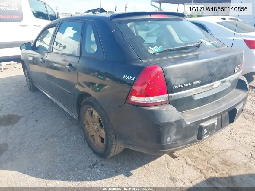2005 Chevrolet Malibu Maxx Lt VIN: 1G1ZU64865F140856 Lot: 42599327