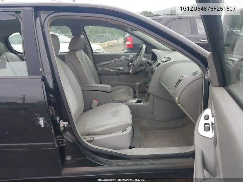 2005 Chevrolet Malibu Lt VIN: 1G1ZU54875F251507 Lot: 42600271