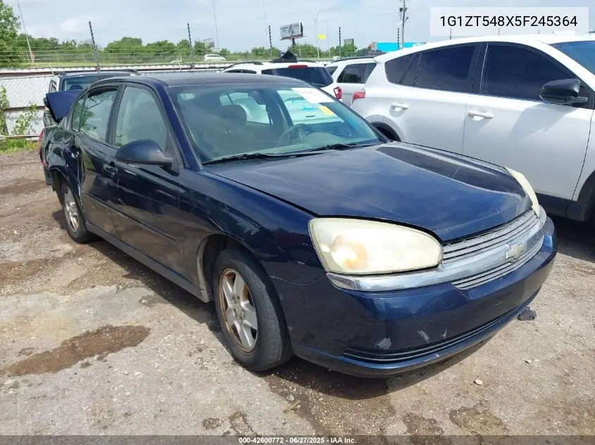 2005 Chevrolet Malibu Ls VIN: 1G1ZT548X5F245364 Lot: 42600772