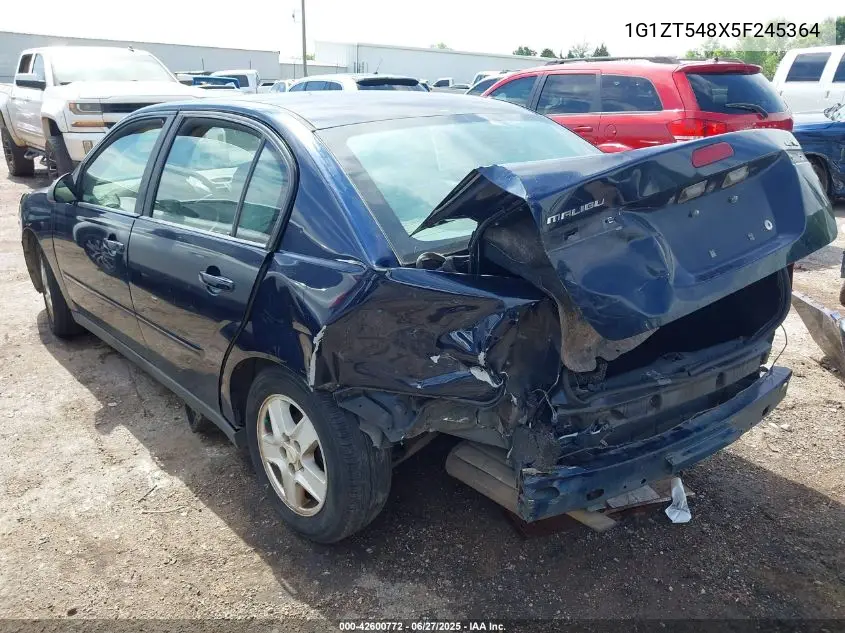 2005 Chevrolet Malibu Ls VIN: 1G1ZT548X5F245364 Lot: 42600772